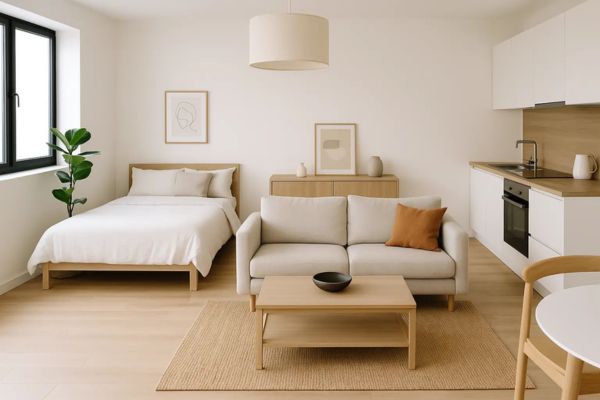 Decorar um micro-apartamento sem desperdícios