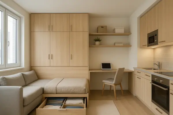 Móvel funcional para Micro Apartamento