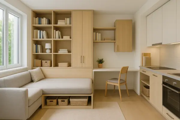 Móvel inteligente para micro apartamento