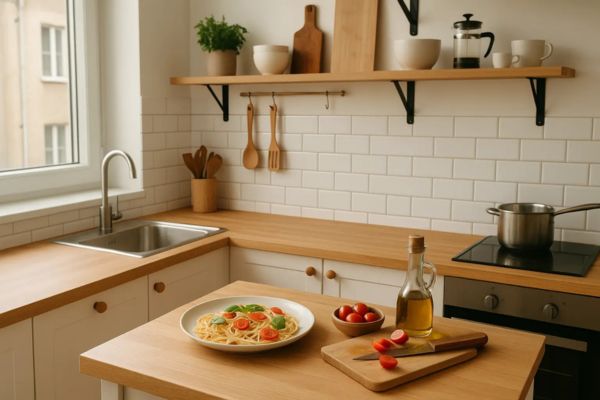 Receitas rápidas para cozinhas pequenas