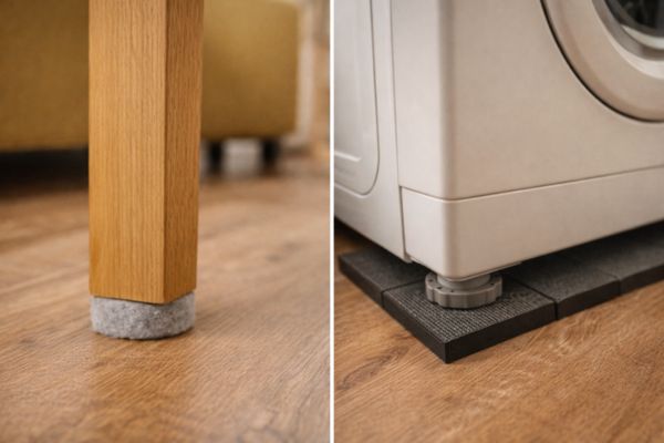 Soluções simples para reduzir barulho de móveis e eletrodomésticos em apartamento